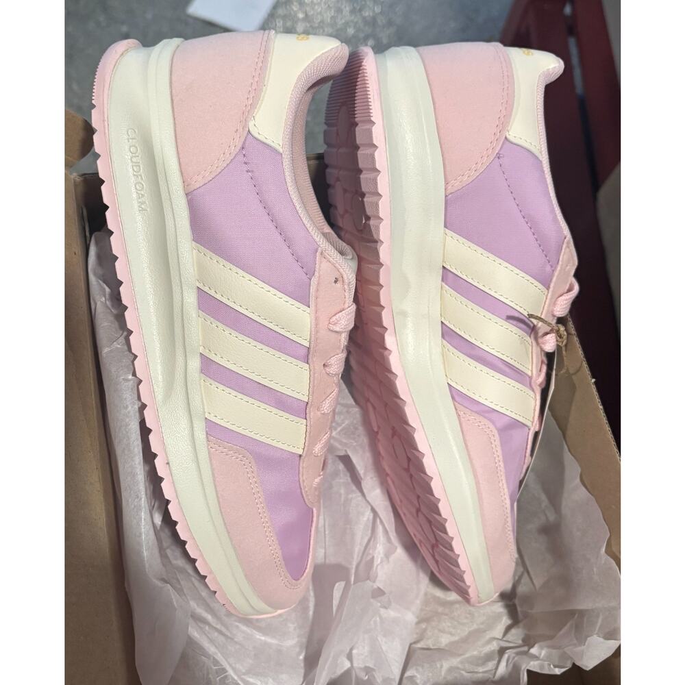 Adidas Run 70s 2.0 J, JS2306, US 6.5 (Kids/Junior), pink/lavender/cream colorway